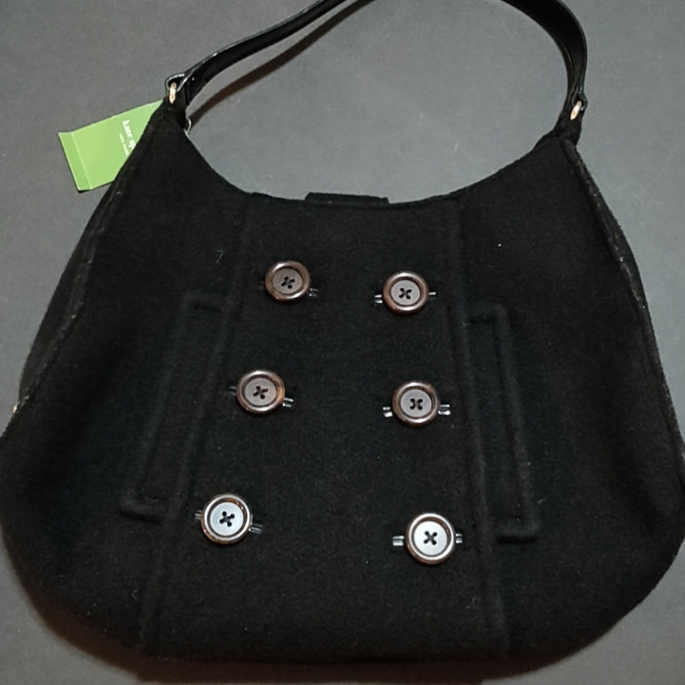 * Kate Spade Cadee Beantown Wool Handbag